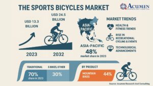 Sports Bicycles Market Gears Up From USD 13.3 Billion in 2023 to USD 24.5 Billion by 2032