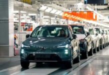 Volvo Starts Production of New EX60 Electric SUV in Sweden Volvo EX60 production