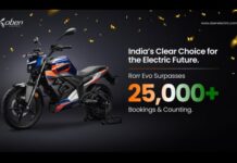 Oben Electric Disrupts India’s EV Motorcycle Market with 25,000+ Rorr Evo Bookings in Just 15 Days Oben Rorr Evo