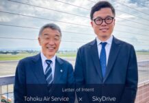 Tohoku Air Service Signs eVTOL LOI to Advance Safe Urban Air Mobility in Tohoku Tohoku Air