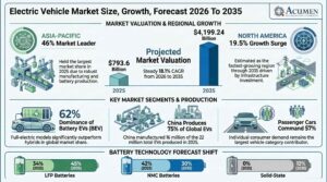 Electric Vehicle Market Set to Surpass $4.19 Trillion by 2035