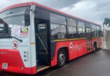 SWITCH Mobility Showcases EiV12 Electric Bus at Mauritius Expo SWITCH Mobility Bus