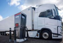 E.ON, Tank & Rast Build 195 Electric Truck Charging Points Germany EV truck chargers