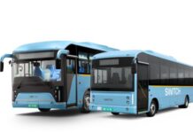 SWITCH Mobility introduces the all-new 9-metre electric bus EiV9 at Prawaas 5.0 SWITCH EiV9