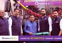 SWITCH Mobility and Purple Bus Launch Electric Bus Service on Nagpur–Chandrapur Route Nagpur Chandrapur electric bus